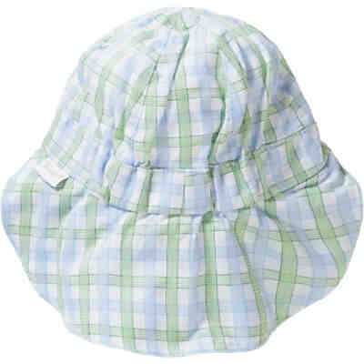 Baby Sonnenhut mit Nackenschutz zum Binden mit UV-Schutz 50+ für Jungen 2