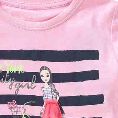 Baby Langarmshirt mit Glitzer und Applikation für Mädchen 2