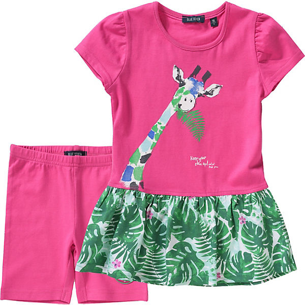 Set T-Shirt + Shorts für Mädchen