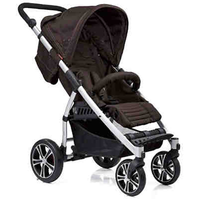 Kombi Kinderwagen S4 Air+ inkl. C3 Wanne, Gestell eloxiert, schoko, 2018 2