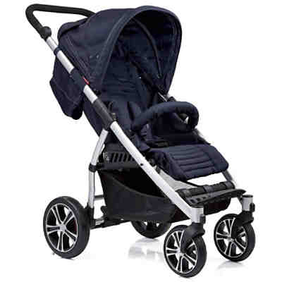 Kombi Kinderwagen S4 Air+ inkl. C3 Wanne, Gestell eloxiert, marine, 2018 2