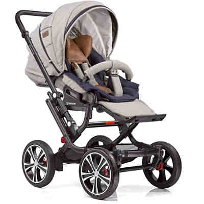 Kombi Kinderwagen F10 Air+ inkl. C2 Kompakt-Tragetasche, Gestell schwarz, tabak, hell meliert, 2018 2