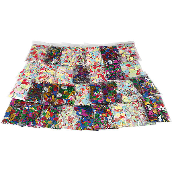 Pailletten-Mix, ausschl. Sortimentskasten, 32x25g