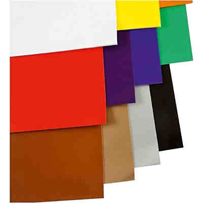 Glanzpapier, Blatt 32x48 cm, 80 g, Sortierte Farben, 11x25 Blatt 2