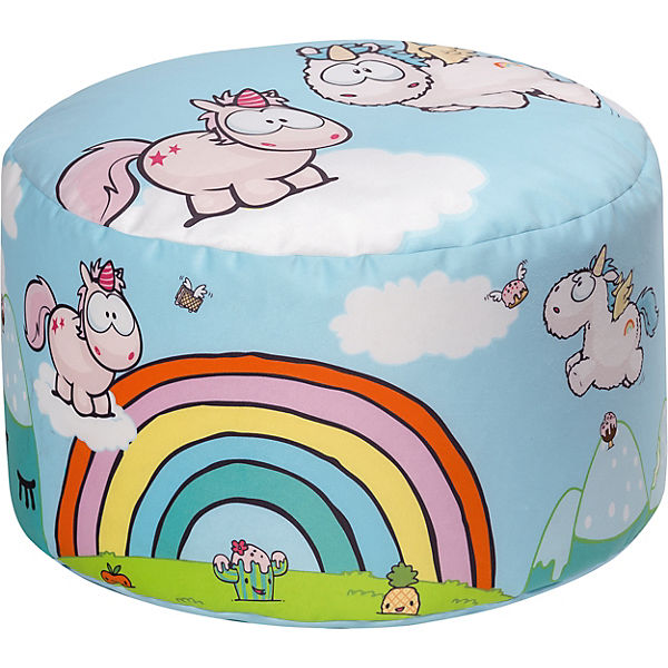 Sitzhocker DotCom THEODOR & FRIENDS, himmelblau