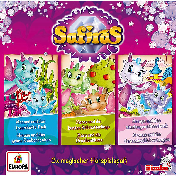 CD Safiras 01 - Drachenbox 3er CD-Box (Folgen 1,2,3)