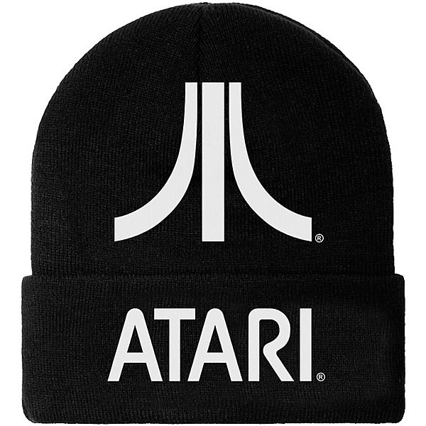 Atari Mütze mit Logo, schwarz