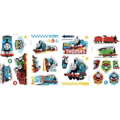 Wandsticker Thomas und seine Freunde, Racing, mehrfarbig 2