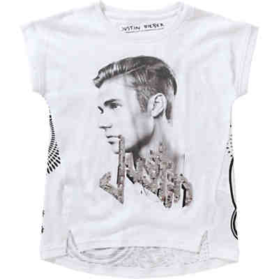 JUSTIN BIEBER T-Shirt mit Wendepailletten für Mädchen