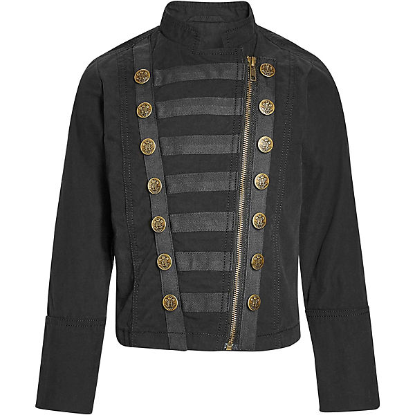Jeansjacke im Military-Stil für Mädchen