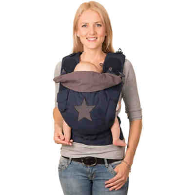 Babytrage Bondolino Popeline, Stern, marine