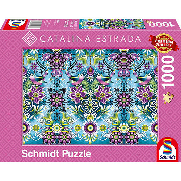 Puzzle 1000 Teile Blauer Sperling