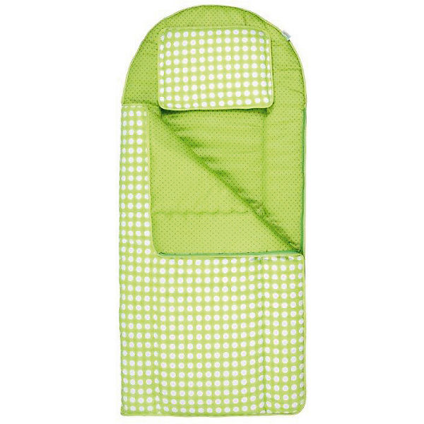 Kinderschlafsack, Karo, limette, 140 cm