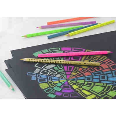 Buntstifte COLOUR GRIP, wasservermalbar, 12 Sonderfarben 2