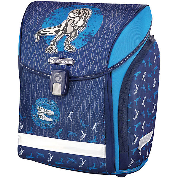 Schulranzenset MIDI PLUS Blue Dino, 4-tlg.