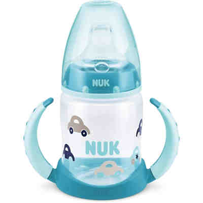 Trinklernflasche FIRST CHOICE, Silikon-Trinktülle, blau, 150 ml