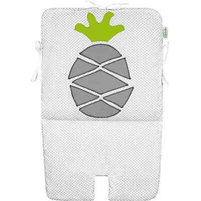 Sitzeinlage für Hochstuhl und Schaukel, Ananas light grey