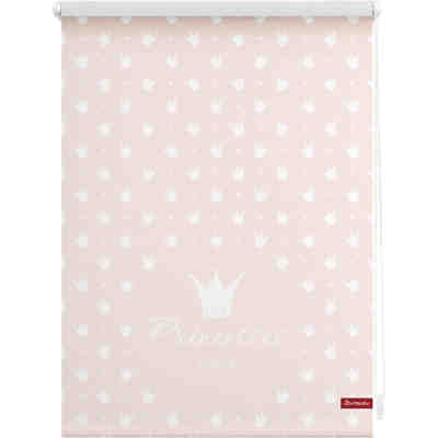 Rollo Klemmfix, ohne Bohren, blickdicht, Prinzessin Krone 2