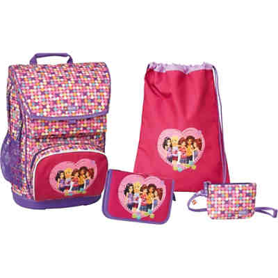Schulranzenset Maxi Lego Friends Confetti, 4-tlg. 2