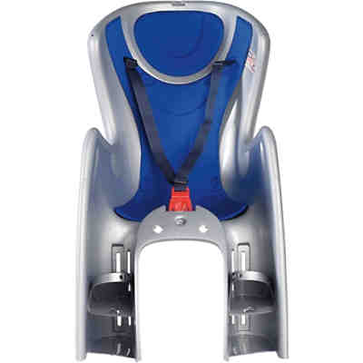 Fahrrad-Sicherheitssitz Body Guard inkl. Befestigungssystem, silbergrau/blau