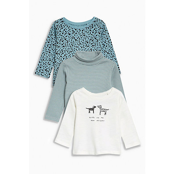 Langarmshirts 3er-Pack für Mädchen