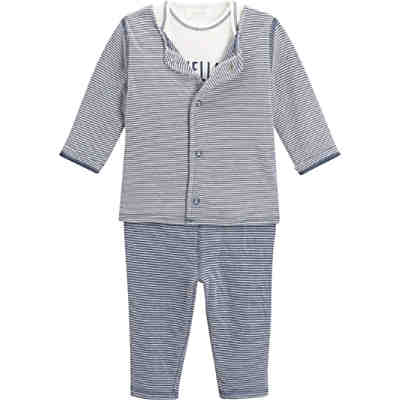 Baby 3er-Set Sweatjacke, Leggings + Langarmshirt für Jungen