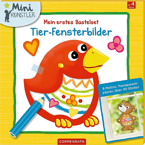 Mini-Künstler: Mein erstes Bastelset - Tier-Fensterbilder