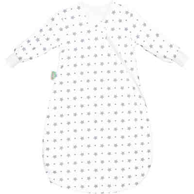 Innensack BabyNest, Jersey, Sterne, hell grau, 60 cm