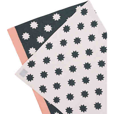 Spiel- und Kuscheldecke Little Chums Stars, gestrickt, 75x100 cm, light pink 2