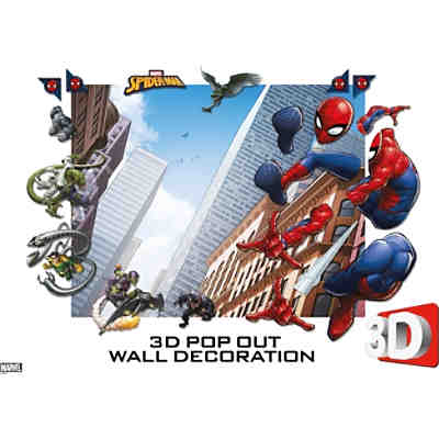Wandsticker Marvel Avengers Spider-Man, 3D Pop Out Wall Decoration