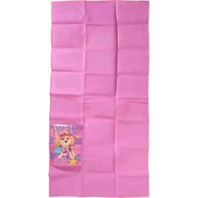 Strand- und Badematte, faltbar, Paw Patrol, rosa, 75 x 150 cm 2