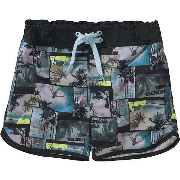 Kinder Badeshorts NKMZIGZAG
