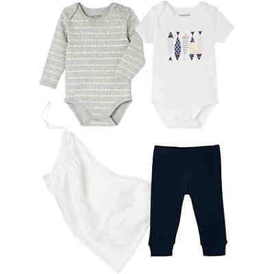 Baby Set Body + Langarmshirt + Sweathose für Jungen