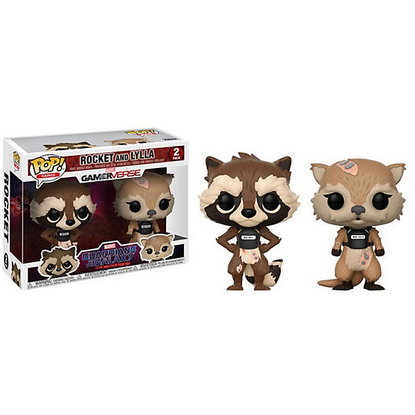 Funko POP! Marvel Sammelfigur: GotG TT- Rocket and Lylla