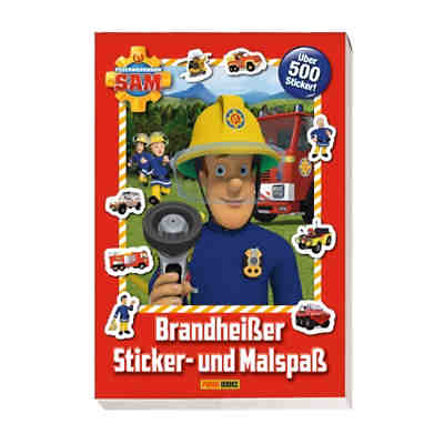 Feuerwehrmann Sam: Brandheißer Sticker- und Malspaß