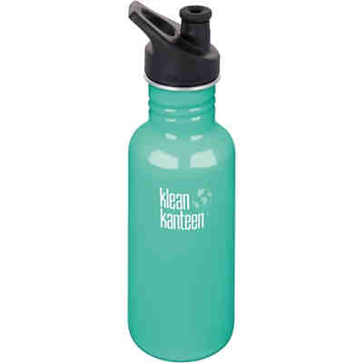Edelstahl-Trinkflasche klean kanteen® Classic Sea Crest, 532 ml, Sport Cap
