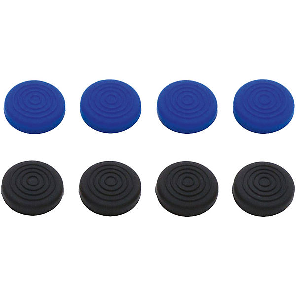 PS4 Control Caps (4x schwarz & 4x blau)