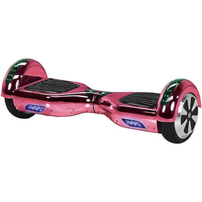 E-Balance Hoverboard ROBWAY W1 CHROM EDITION 6,5 Zoll mit APP-Funktion, chrom-pink 2