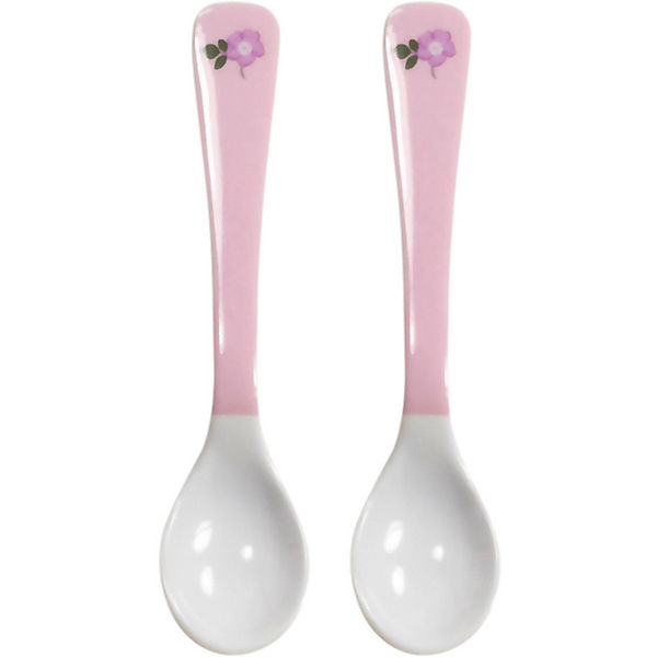 2er-Set Melamin Löffel "Blume" 14 cm