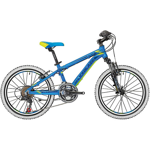 Mountainbike Warrior 18 Gänge 20 Zoll, blau