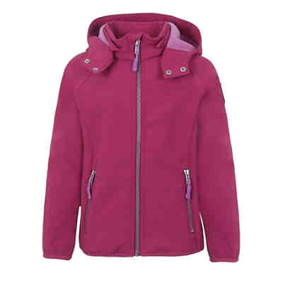 Jacke Softshell Jennifer mit abnehmbarer Kapuze für Mädchen