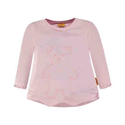 Baby Langarmshirt Pinselstrich-Optik für Mädchen