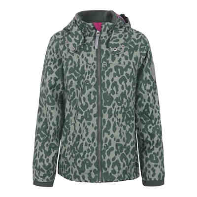 Jacke Mia mit abnehmbarer Kapuze allover für Mädchen
