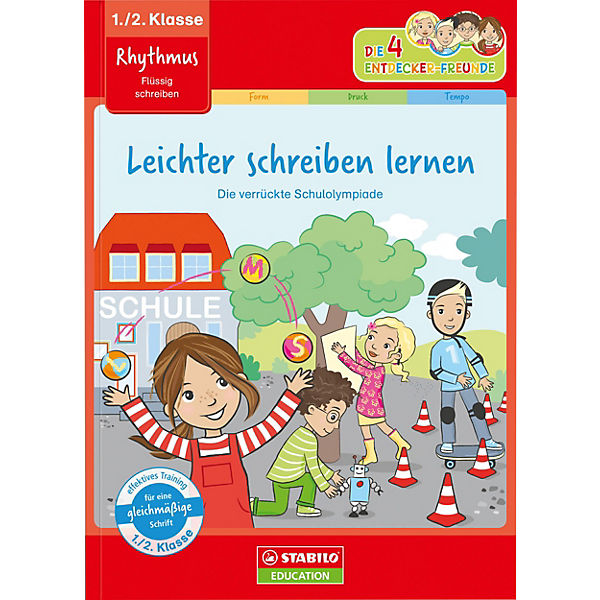 Die 4 Entdecker-Freunde: Leichter schreiben lernen - flüssig schreiben (1./2. Klasse)
