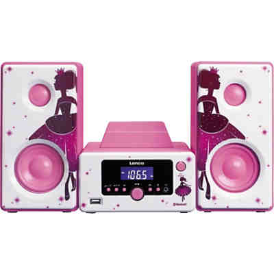MC-020 Princess pink - Micro-Hifi-Anlage mit Radio, Bluetooth und USB-Anschluß 2