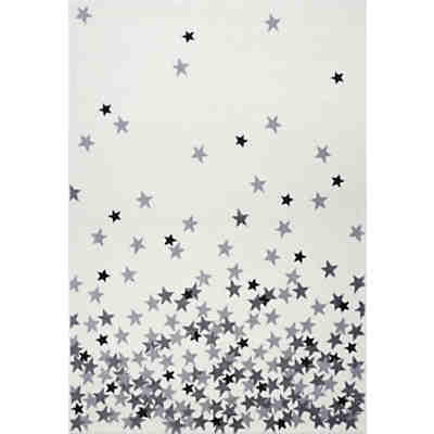 Kinderteppich, STERNENREGEN creme/silbergrau, 120 x 170cm