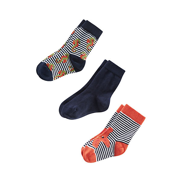 Lot de 3 paires de chaussettes pour bébé en coton biologique