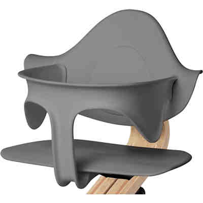 Nomi Hochstuhl inkl. Nomi Mini, Eiche mit Eichenkern, natur geölt, Premium-Hartholz, grey 2