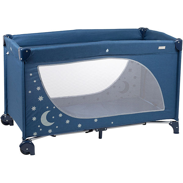Reisebett Slepper Moon and Stars, navy melange