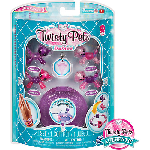 Набор бусин Twisty Petz для плетения 4 браслетов-мини-питомцев от Spin Master